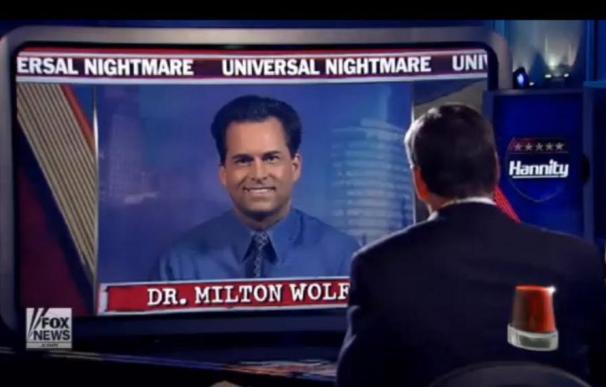 Milton Wolf, en una entrevista de la cadena Fox