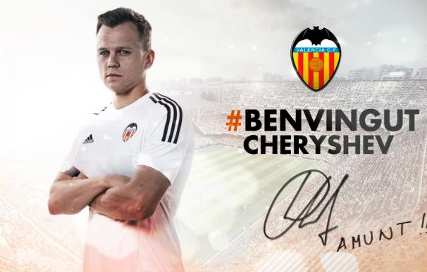 Cheryshev jugará cedido en el Valencia. / Valenciacf