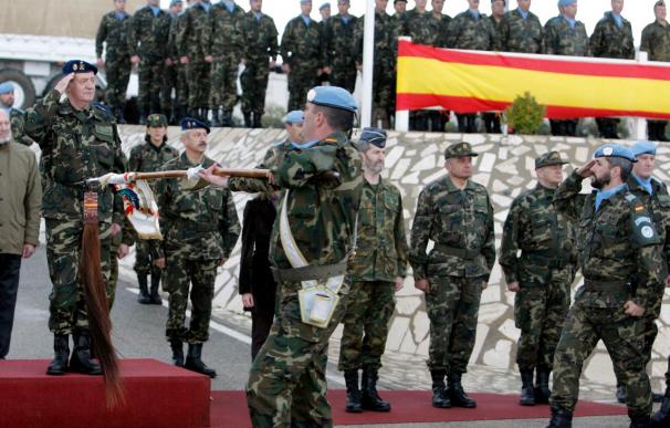 El Rey llega a base española de Marjayún para visitar a las tropas en Líbano