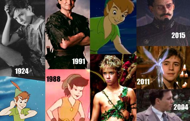 Peter Pan ha volado en nueve adaptaciones cinematográficas