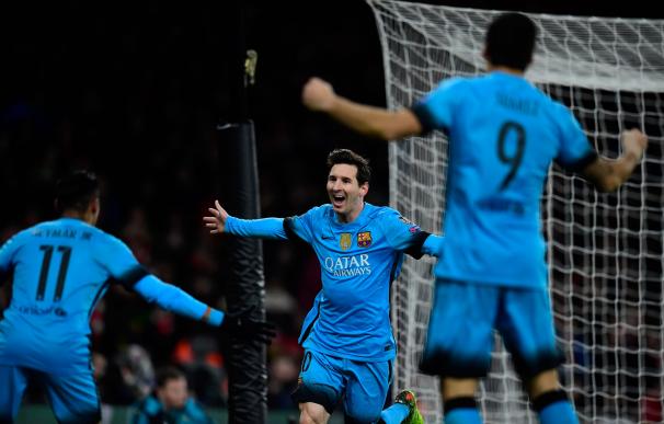 El Barcelona de Luis Enrique sigue haciendo historia camino de otro triplete. / AFP