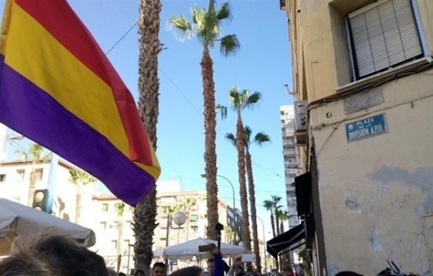 Oltra al PP tras reponerse la plaza de la División Azul en Alicante: "¿Por qué prefiere los nazis a la democracia?"