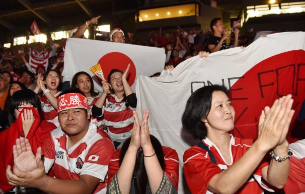 El rugby rompe récords de audiencia en Japón tras el gran rendimiento de su selección en el Mundial / AFP