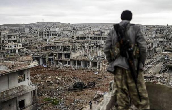 Imagen de la ciudad siria de Kobane/ AFP