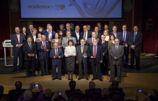 Los fundadores de la Academia de Televisión reciben el premio Talento Extraordinario, 20 años después de su constitución
