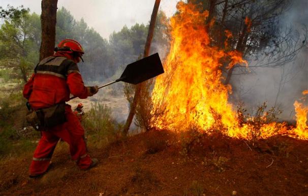 Dos muertos en un incendio forestal en Alicante