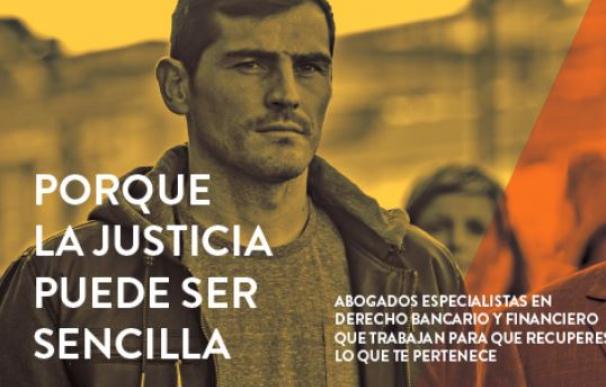 Casillas se convierte en la imagen de un bufete que defiende a los afectados de Bankia