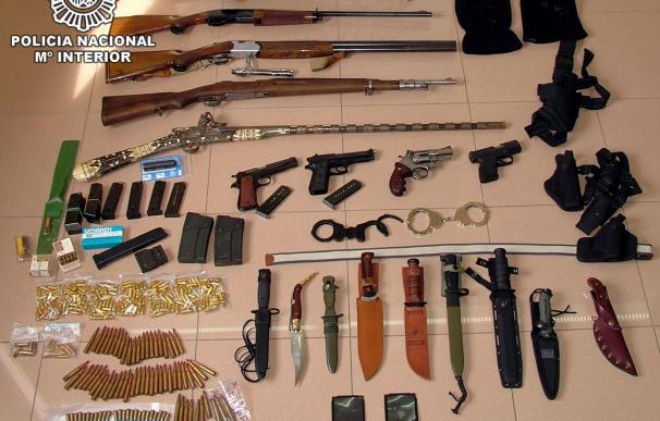La Policía Nacional desarticula una banda de traficantes de armas y munición