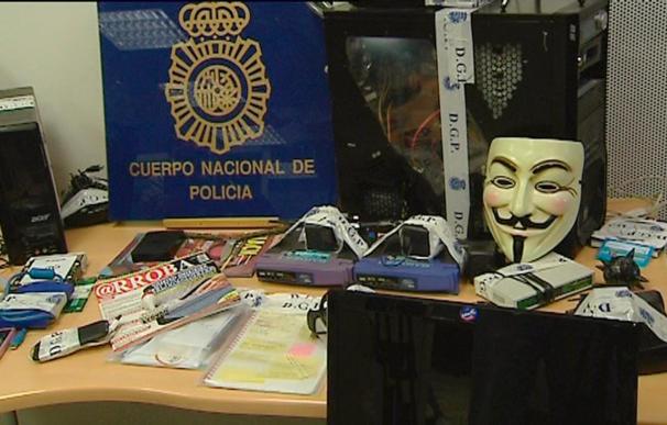 Anonymous asume la autoría de un 'ataque' a la web de la Policía española