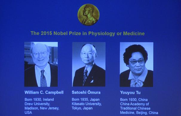 The portraits of the winners of the Nobel Medicine