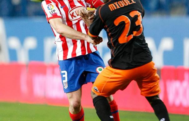 El capitán del Atlético Antonio López, baja contra el Zaragoza por cinco amarillas
