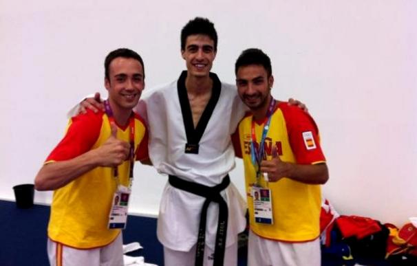 Londres 2012: Joel González, con el equipo español de taekwondo