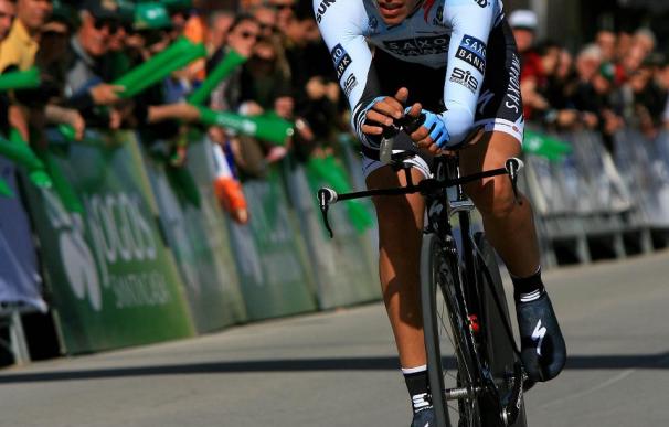 (Previa) Contador mide su estado de forma para el Tour en la crono