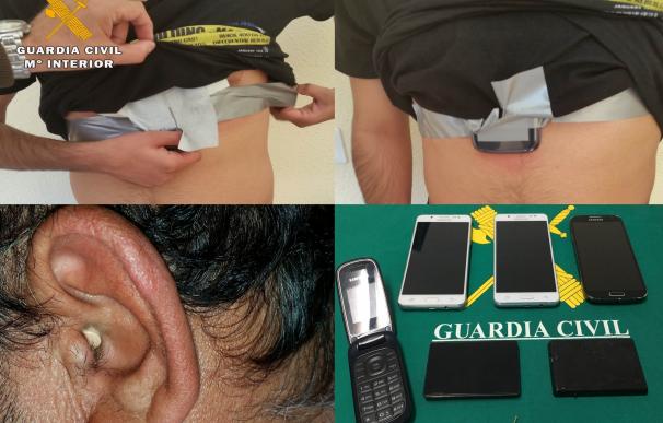 Guardia Civil interviene dispositivos electrónicos utilizados para copiar durante los exámenes del permiso de conducir