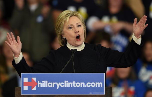 Democratic presidential hopeful Hillary Clinton sp