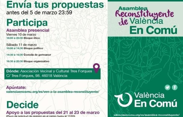VALC celebra este fin de semana una asamblea reconstituyente junto a Ahora Madrid y Barcelona en Comú