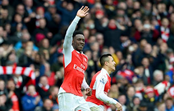 Welbeck anotó el tanto de la victoria del Arsenal en el último segundo. / Getty Images