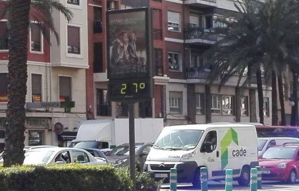 Las temperaturas suben este jueves hasta los 28ºC en la Comunitat Valenciana