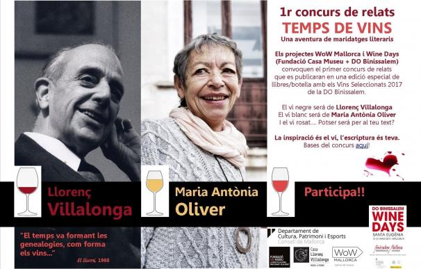 'Temps de vins', el nuevo concurso que marida vinos y literatura