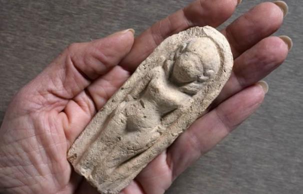 Estatuilla encontrada por el pequeño israelí