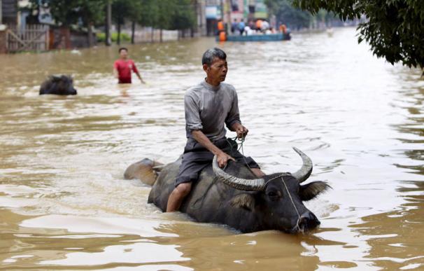 China fue uno de los países más afectados por las inundaciones