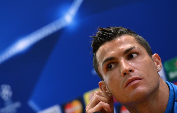 Cristiano Ronaldo volvió a hablar ante los medios muchos meses después. / AFP