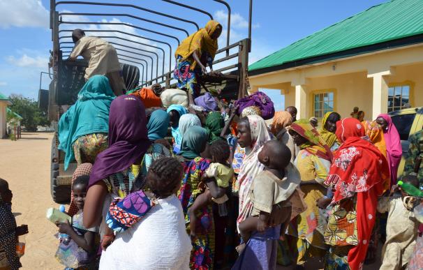 Some of the 59 individuals rescued from Boko Haram