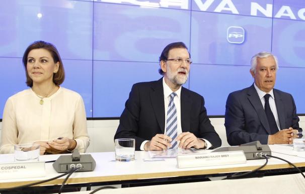 'Génova' denuncia que el "único objetivo" de Sánchez, Rivera e Iglesias sea "formar coaliciones" para echar el PP