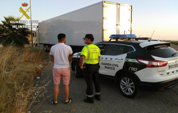 Guardia Civil intercepta a nueve camioneros conduciendo bajo la influencia de drogas o alcohol hasta junio