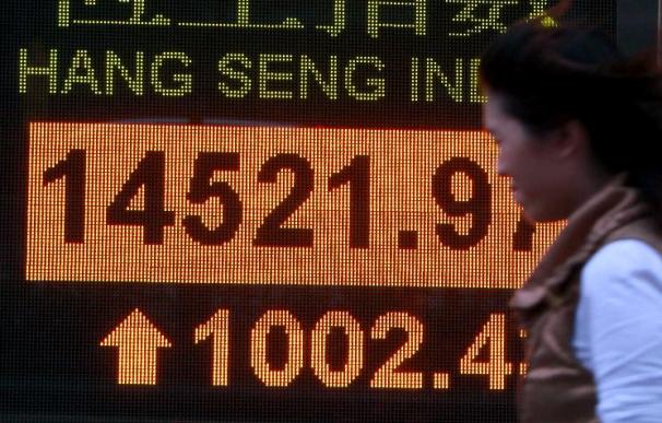 El índice Hang Seng sube el 0,10% en la apertura, 21,60 puntos, hasta 21.249,80