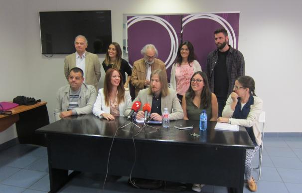 Pablo Fernández presenta la nueva ejecutiva de Podemos CyL que conformará la "auténtica" oposición en la Comunidad