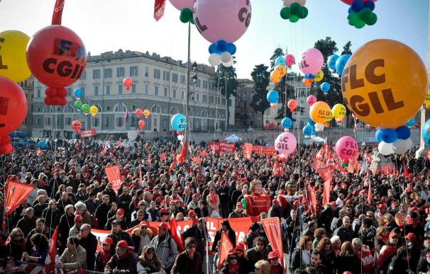 Comienza la huelga general en Italia contra el desempleo y los impuestos