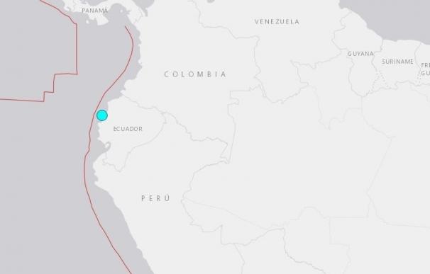 Registrado un terremoto de magnitud 6 en la costa de Ecuador