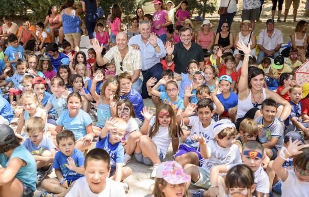 Más de 200 niños de siete municipios participan en el Encuentro Comarcal de Escuelas de Verano en Abla