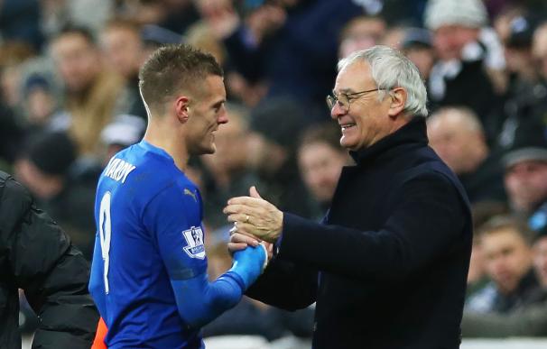 Vardy y Ranieri, dos de los pilares del éxito del Leicester / Getty Images