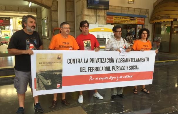 CGT espera que más del 70% de los trabajadores se sume a la huelga de trenes