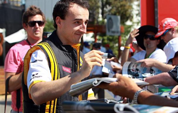 Kubica mejor tiempo en la primera sesión libre del Gran Premio de Australia, Alonso termina sexto