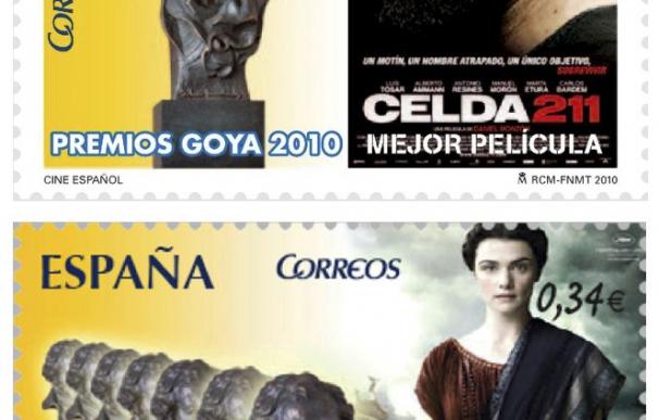 Las películas "Celda 211" y "Ágora" ya tienen su sello de correos