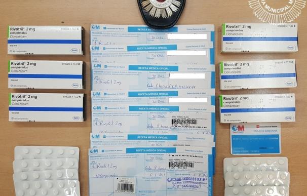 Tres detenidos en San Blas por adquirir medicamentos psicotrópicos con recetas falsas para traficar