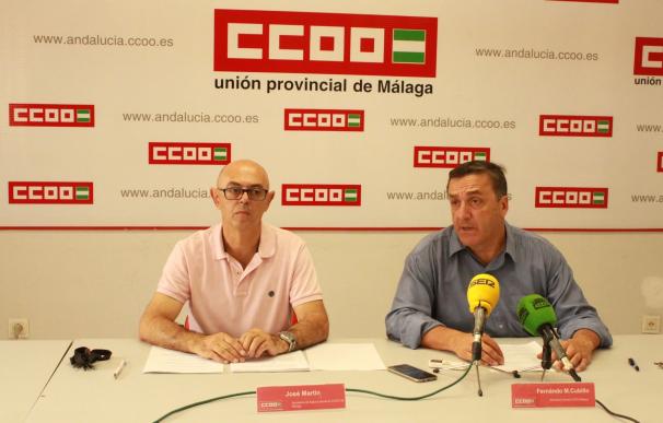 El 70% de las demandas por accidente laboral en Málaga prescriben o son retiradas, según CCOO