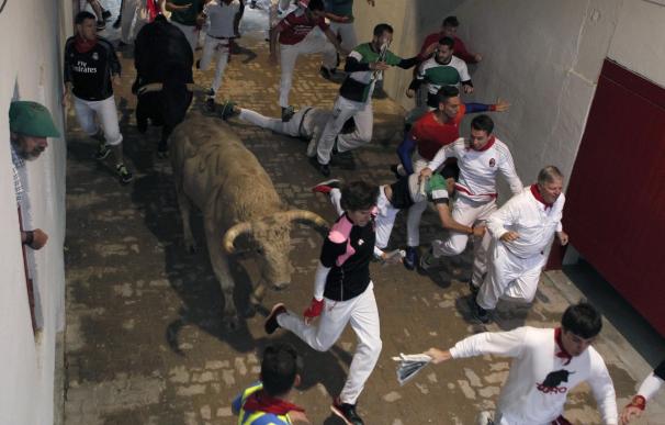 Los toros de Jandilla protagonizan el encierro más rápido de San Fermín