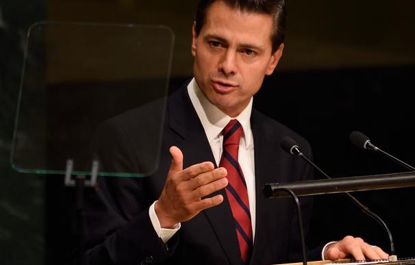 President of Mexico Enrique Peña Nieto addresses t