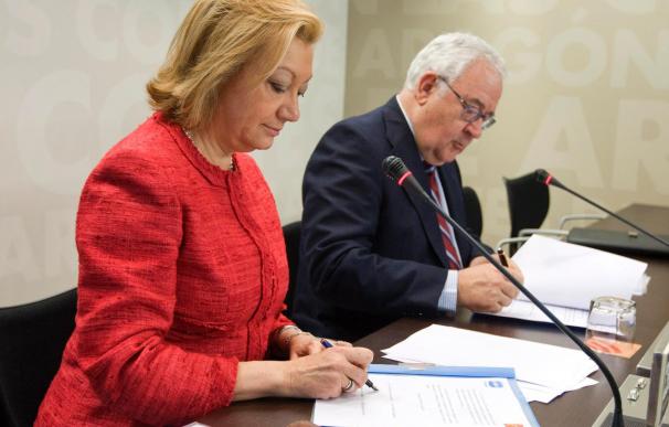 Rudi firma con Biel un preacuerdo que le garantiza ser presidenta de Aragón