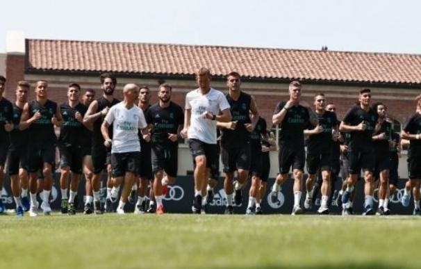 El Real Madrid completa su primera sesión de pretemporada en Los Ángeles