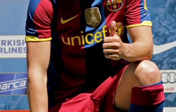 Villa asegura que llega al Barça "en el mejor momento" de su carrera