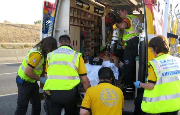 Dos muertos y diez heridos en una colisión de siete vehículos en Maqueda (Toledo)