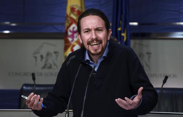 Leader of left wing party Podemos Pablo Iglesias g