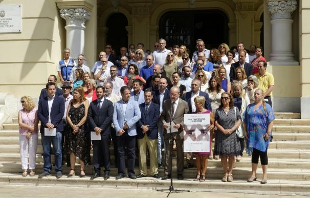Málaga, unida en el homenaje a Miguel Ángel Blanco en el 20 aniversario de su asesinato