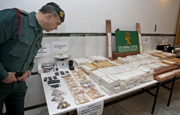 Intervenidos 175 kilos de cocaína y detenidas nueve personas en Sevilla