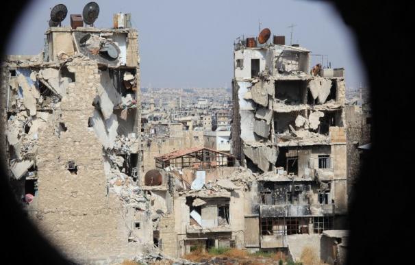 Instantánea de la ciudad de Alepo, Siria.